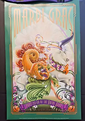 1994  Procession Of The Boeuf Gras  New Orleans Mardi Gras  Poster And3109 • $49.99