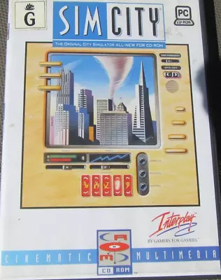 Sim City The Original City Simulator For CD Rom • $60