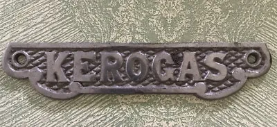 Vintage Kerogas Cast Metal Gas Stove Emblem Badge • $29.99