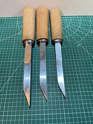 Nice Set Of 3 No. Graduated Marples Pig Sticker Chisels Very Good Condition • $74.51