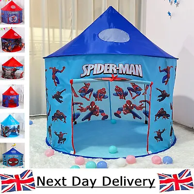 Kids Play Tent ~ Marvel Avengers Iron-man Spiderman Heroes Playhouse Toys Gifts • £24.99