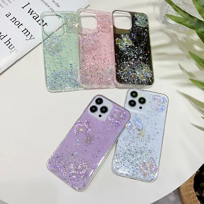 Butterfly For Oppo Reno 10 Realme 10 Pro Plus  A97 Clear Glitter Star Case Cover • $11.54