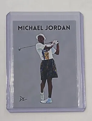 Michael Jordan Limited Edition Artist Signed “MJ The Golfer” Trading Card 2/10 • $24.95