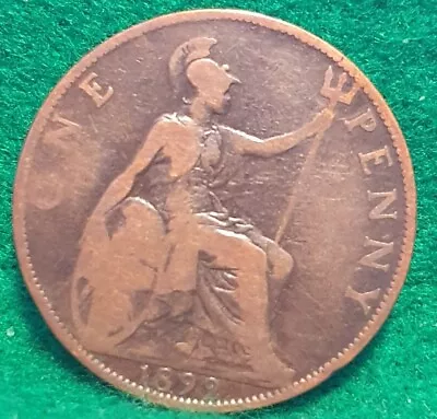 1899 Victoria One Penny Coin  • £2