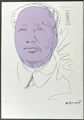 ANDY WARHOL * Mao Zedong * Signed Lithograph * Limited # 121/125 • $84.51
