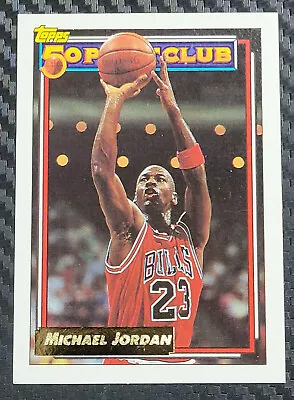 1992-93 Topps - Michael Jordan - 50 Point Club Gold • $49.95