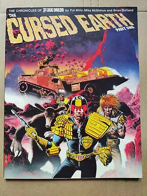 CURSED EARTH #1 Book One (Titan 1982) 1st Print TPB Midgrade Judge Dredd • $9