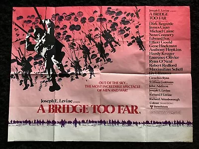 A Bridge Too Far. Original Uk Quad Poster • £70