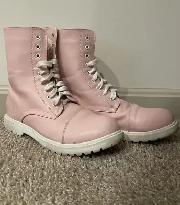 Pink Boots For Woman  Size 9.5 • $45