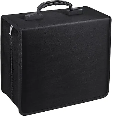 240 Disc CD DVD Storage Bag Organizer Holder Case Wallet Album Media Video Box • $18.29