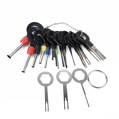 21 ATV Motorcycle Wire Terminal Removal Tools Cables Wiring Connector Pin Puller • $13.19