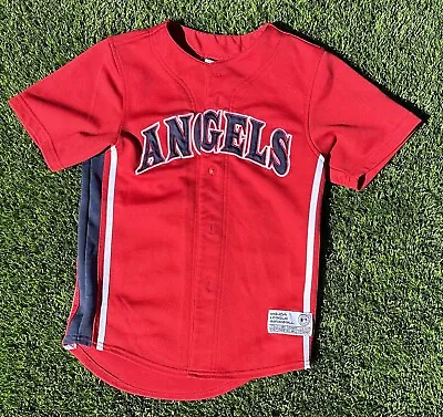 Anaheim Angels  Guerrero Vintage MLB Jersey Size Youth Medium • $25