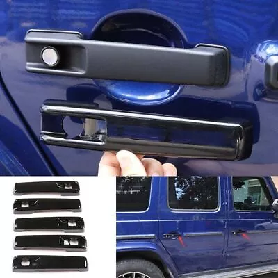 For Benz G-Class 2019-2020 Exterior Outside Door Handle Cover Trim Gloss Black • $111.80