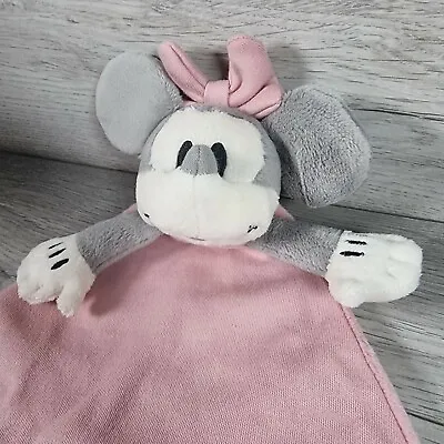 Baby Comforter Disney Minnie Mouse Pink White Blankie Doudou Soother New Tags • £15.99