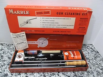 Vintage Marble's Gun Cleaning Kit With Sleeve Unused/Damage To Sleeve • $150