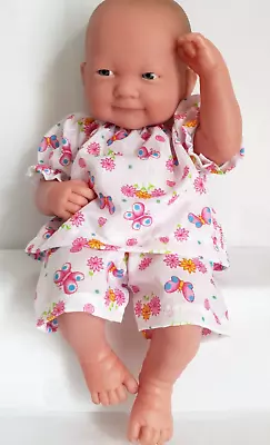 14 -15  Doll Clothes Butterfly Top & Shorts Fits First Annabell Berenguer • £5.99