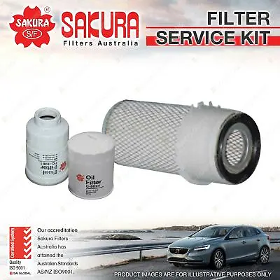 $73.95 • Buy Sakura Oil Air Fuel Filter Service Kit For Mitsubishi Express Van SH SJ 2.5L D