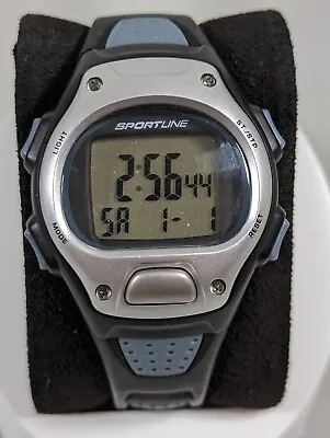 Sportline Unisex Pulse Technology Digital Day Date Alarm Chrono Watch • $13.99