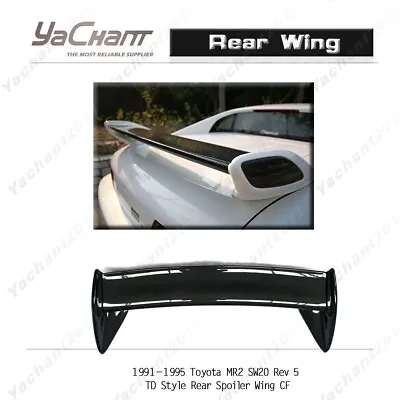 Carbon Wing For 91-95 Toyota MR2 SW20 Rev 5 TR Style Rear Trunk Spoiler • $612.75