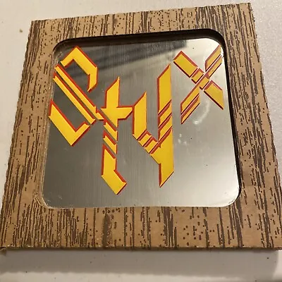 Vintage 1980’s Styx Carnival Glass Mirror Sign 6 X 6 • $50.57