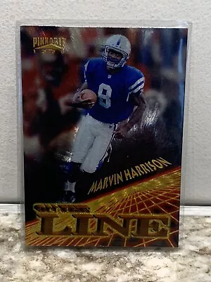 1996 Pinnacle Marvin Harrison On The Line RC No. 14 Of 15 HOF Indianapolis Colts • $4.25