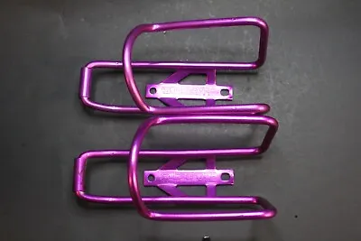 90’s Vintage Superbyke USA Water Bottle Cage Anodize Purple (2) • $60