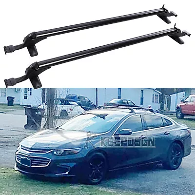 For 2018 Chevrolet Malibu LT Roof Racks Cross Bars Luggage Kayak Cargo Carriers • $135.72