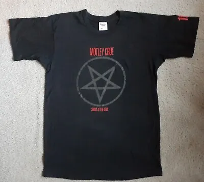 Motley Crue Vintage Shout At The Devil Pentagram Shirt 1983 Xl Never Worn (rare) • $80