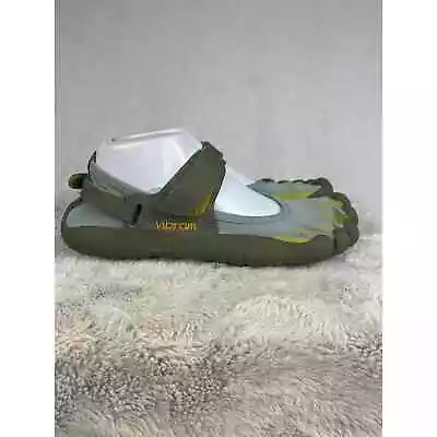 Vibram Womens Five Finger Running Shoes Grey Green Palette Size 41   • $49