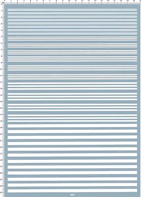 1/24 1/12 1/20 1/25 1/43 1/18 White Stripes Lines Automotive Model Marine Decal • $13.43