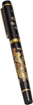Yamanaka Lacquerware Maki-e Urushi Lacquer Makie Fountain Pen Autumnflower Japan • $119.86