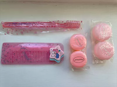 Vintage Sanrio 1976 Little Twin Stars Comb With Case Toothbrush Popshower New • $39.99