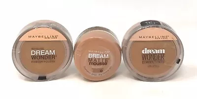 Maybelline 2-Dream Wonder Powder/Coconut 1-Dream Matte Mousse Foundation/Medium • $19.99