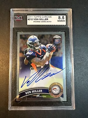 2011 Topps Chrome #212 Von Miller Autograph Auto On Card Rookie Rc • $101.39