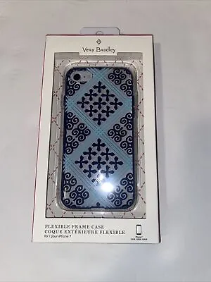 Vera Bradley Flexible Frame Case For IPhone 7 Cuban Tiles New AU • $5.99