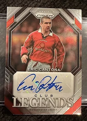 ERIC CANTONA 2023-24 Prizm Premier League Club Legends Autograph #CL-EC United • $32