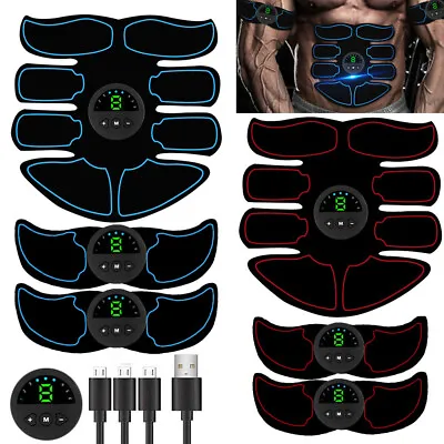 EMS Abdominal Muscle Toning Trainer ABS Stimulator Toner Fitness Binder Gym Belt • $12.99