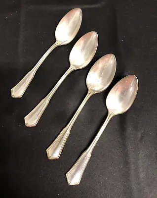 Oneida Community Spoons Exeter 1913 Reliance Plate Dessert/Fruit/Teaspoons (4) • $16