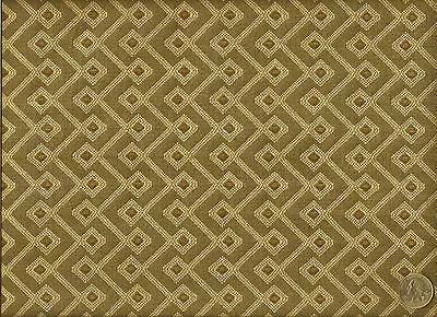 Woven Edessa Taupe  Mid Century Modern Contemporary Geometric Upholstery Fabric  • $24.95