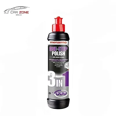 Menzerna 3 In 1 (250ml) Polishes Shines And Protects Lacquer CUT 5/10 GLOSS 9/10 • $21.50