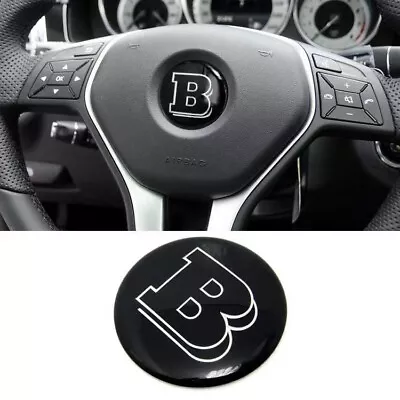 ABS 52mm 3D Steering Wheel Cover Logo Sticker For Brabus • $8.99