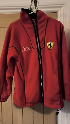 1999 Michael Schumacher Ferrari F1 Team Vintage Fleece Jacket F1 Size Small Rare • £75