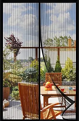 Mesh Screen With Magnetic Closure-Keeps Bugs Out Let Breeze In Heavy Duty - ... • $35.82