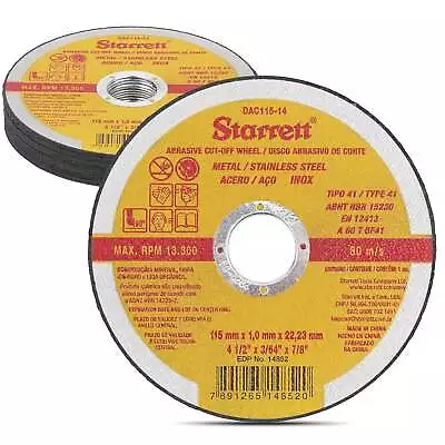 12x 4.5inch 115mm Angle Grinder Cutting Discs Thin Cut Off Wheel Steel Stainless • $34.16