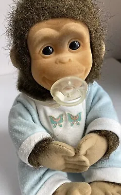 Hosing Vintage 1994 Brown Monkey With His Blue Outfit On And Pacifier • $19.99