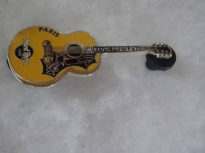 Hard Rock Cafe Pin Paris Elvis Presley 1956 Gibson J-200 Guitar LE Series 2002 • $35.35