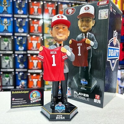 $589 • Buy NICK BOSA San Francisco 49ers 2019  Draft Day  Exclusive NFL Bobblehead