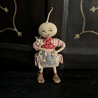 1950's Italian Vegetable Doll Vintage MCM Calabria Region Of Italy Turnip • $45