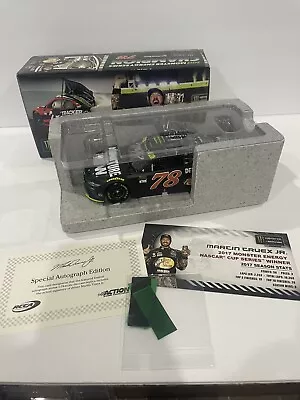 AUTOGRAPHED Martin Truex Jr #78 Furniture Row Champion 2017 COA 1 Of 144 • $418.85