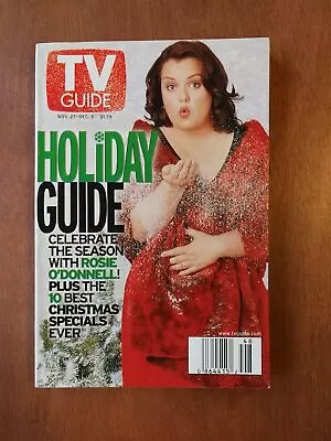 TV Guide November 27 - December 3 1999 Rosie O'Donnell Holiday Issue - No Label • $6.99